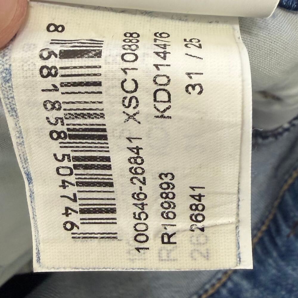 Mavi Jeans Co. Anthropologie Niki High-Rise Straight Crop Distressed Jeans - Picture 8 of 10